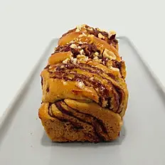 Photo d'une babka choco-noisette