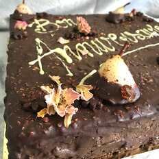 Gâteau d'anniversaire choco-poire