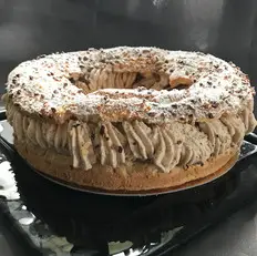 Photo d'un Paris-brest sans gluten