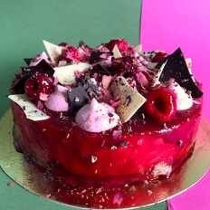 Entremet choco-framboise