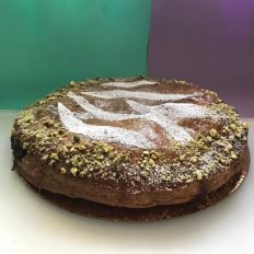 Galette pistache-cerise